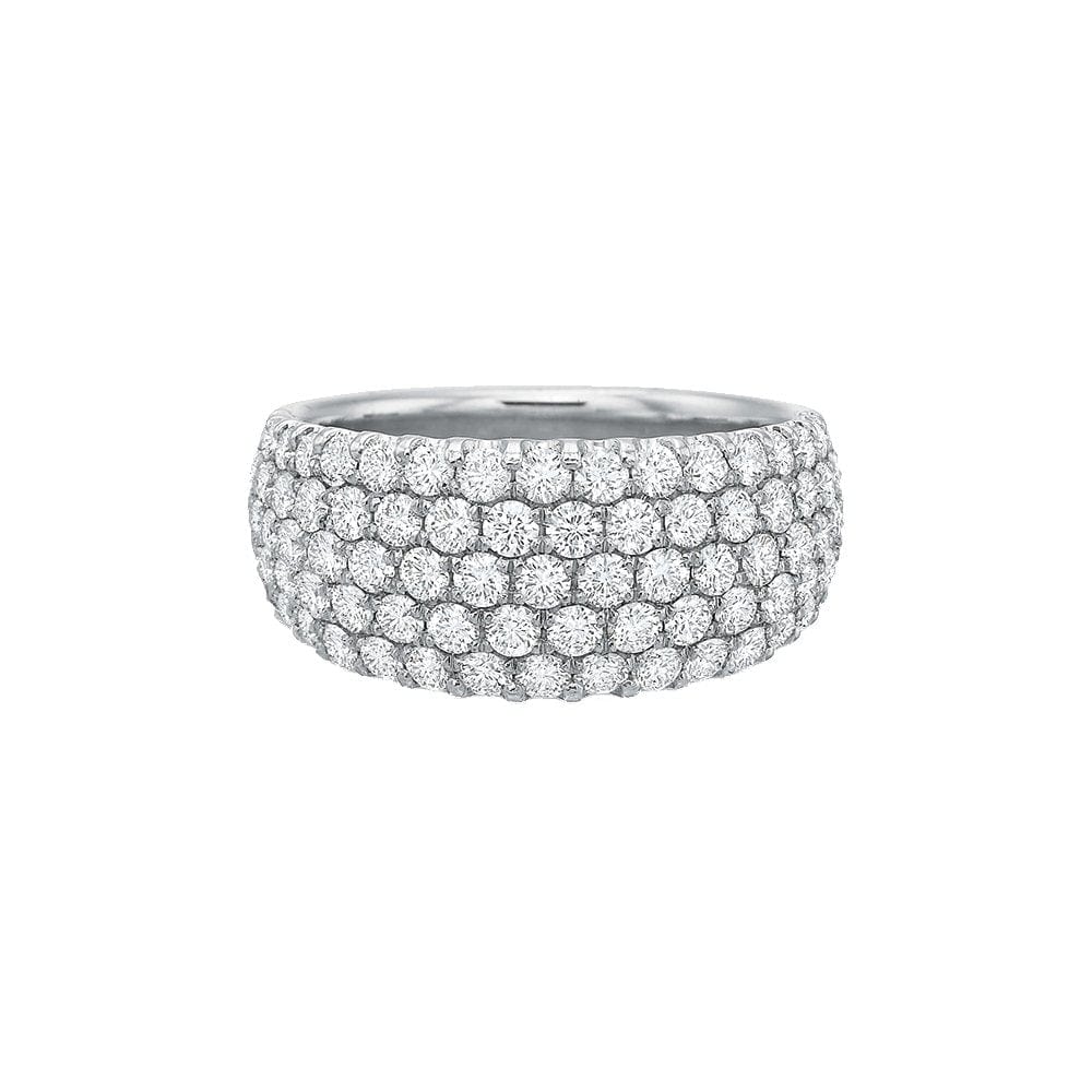 Cartier 5 row diamond ring hotsell