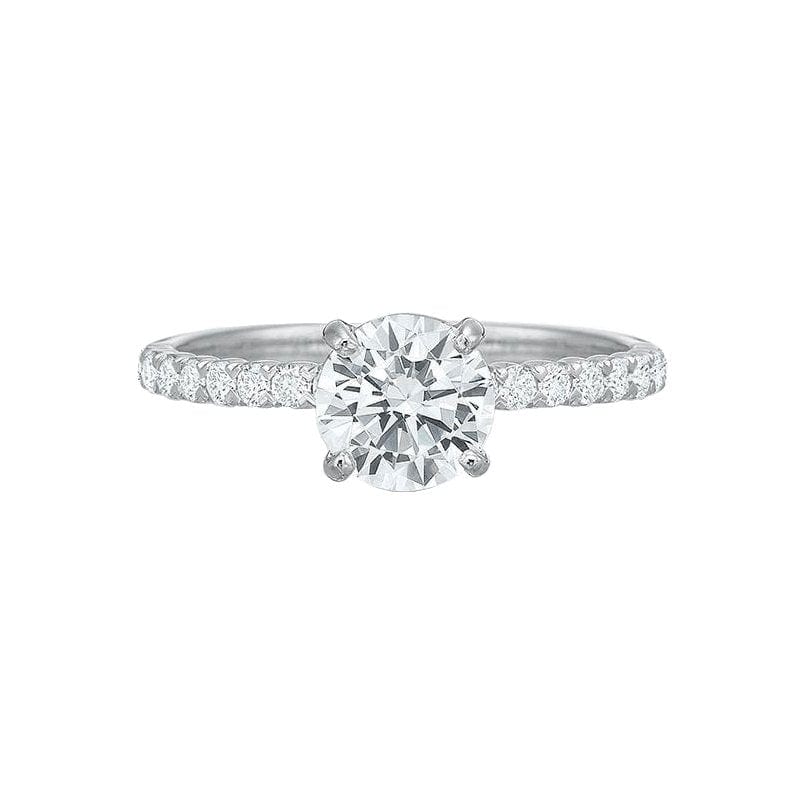 New Aire Silk Diamond Semi Mount Ring