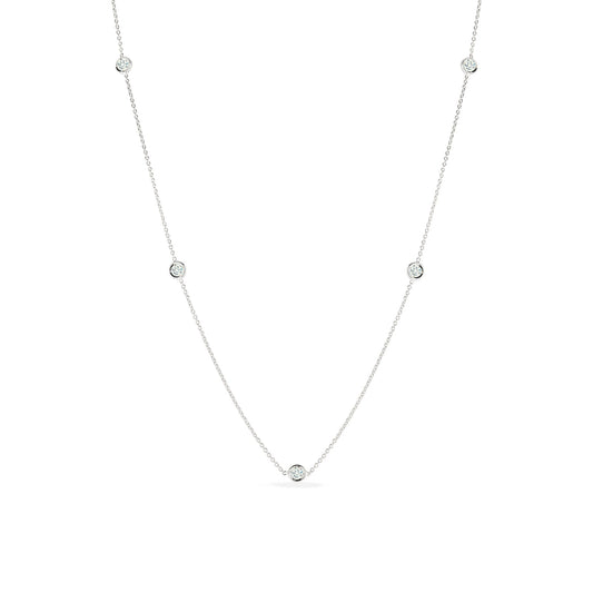 5-Station Diamond Necklace