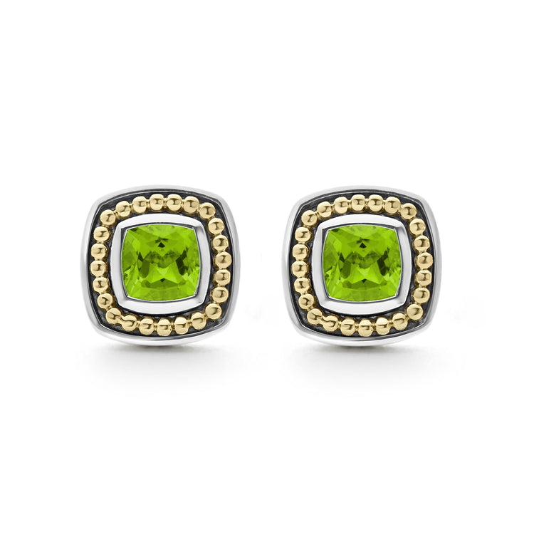 Peridot Stud Earrings