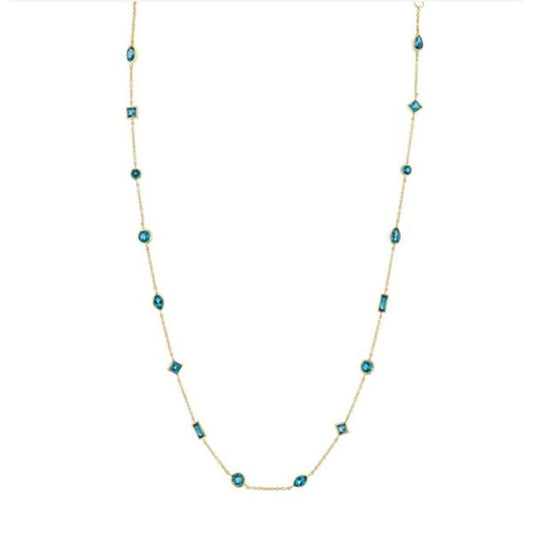 London Blue Topaz Necklace