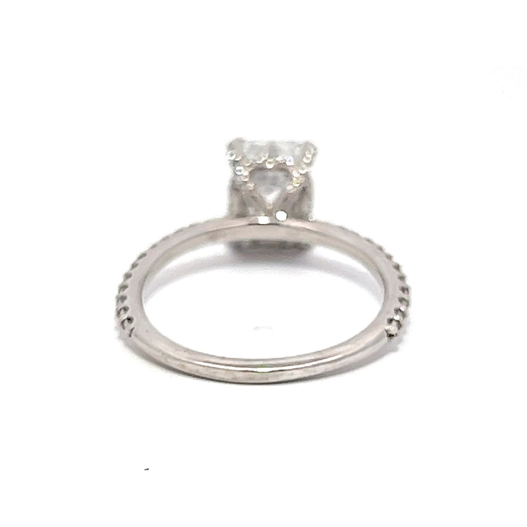 Lab Grown Emerald Cut Diamond Ring