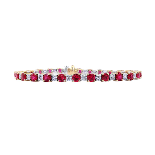 Ruby and Diamond Bracelet