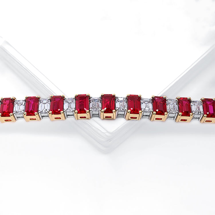 Ruby and Diamond Bracelet