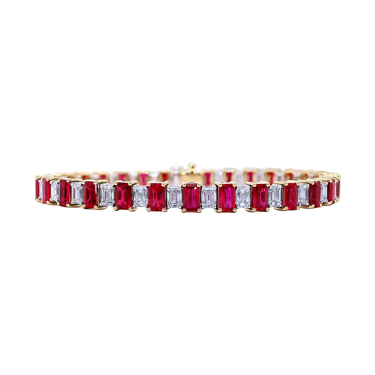 Ruby and Diamond Bracelet