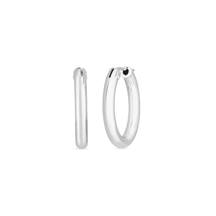 Classic Oval Hoop Earrings