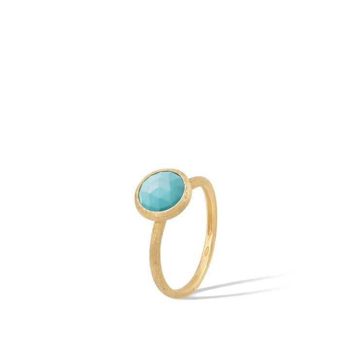 Jaipur Color Turquoise Stackable Ring