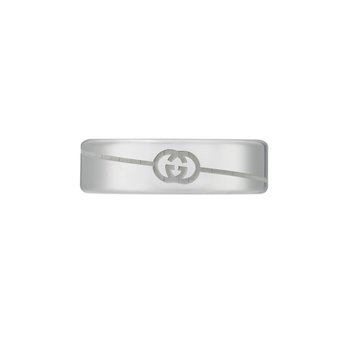 STSLVR 6MM GUCCI SIGNATURE RING SIZE 15 (7.25)