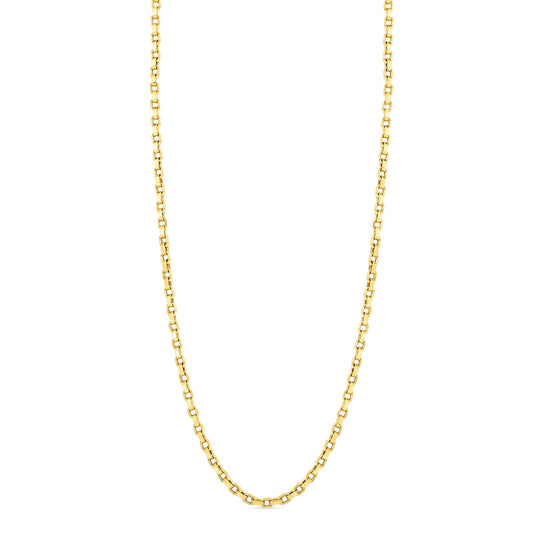 Square Link Chain Necklace (17 inches)