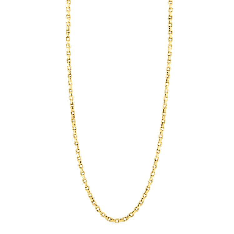 Square Link Chain Necklace (17 inches)