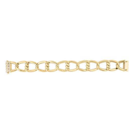 Cialoma Knot Link Bracelet with Accent Diamonds