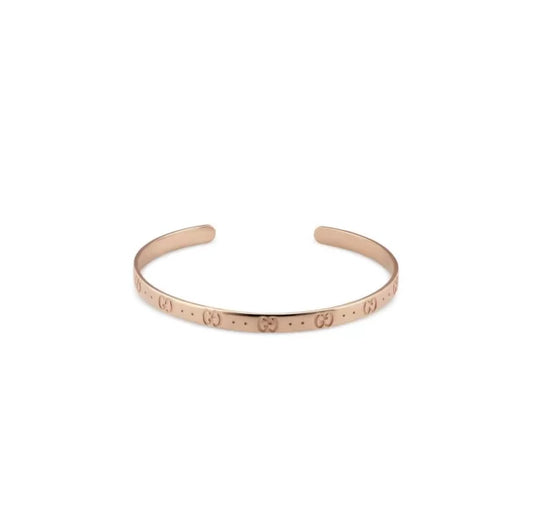 Icon 18k Rose Gold Bangle