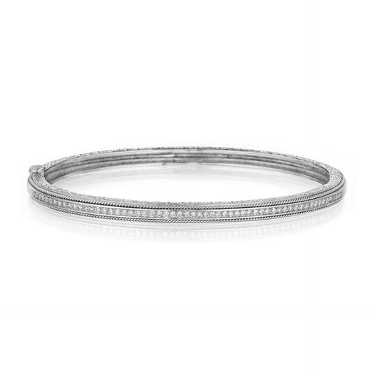 Thin Engraved Bangle