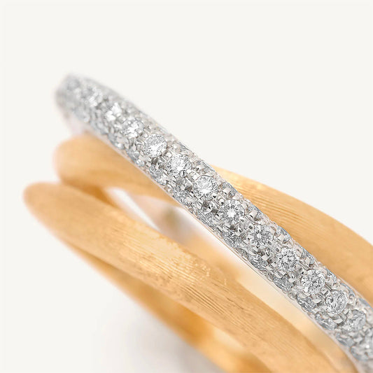 Jaipur 3-Strand Diamond Stackable Ring