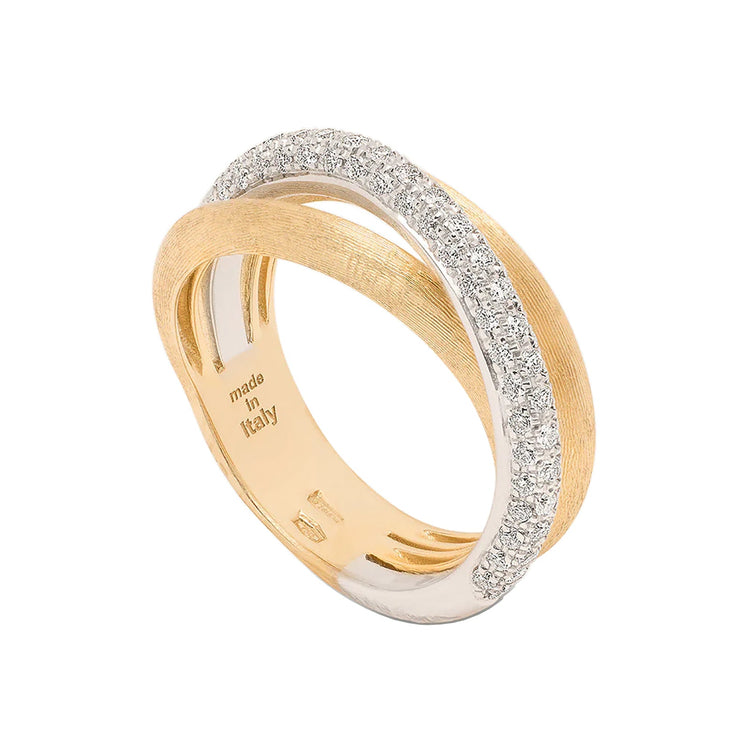 Jaipur 3-Strand Diamond Stackable Ring