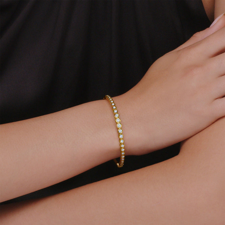 Portofino Bangle with Diamonds