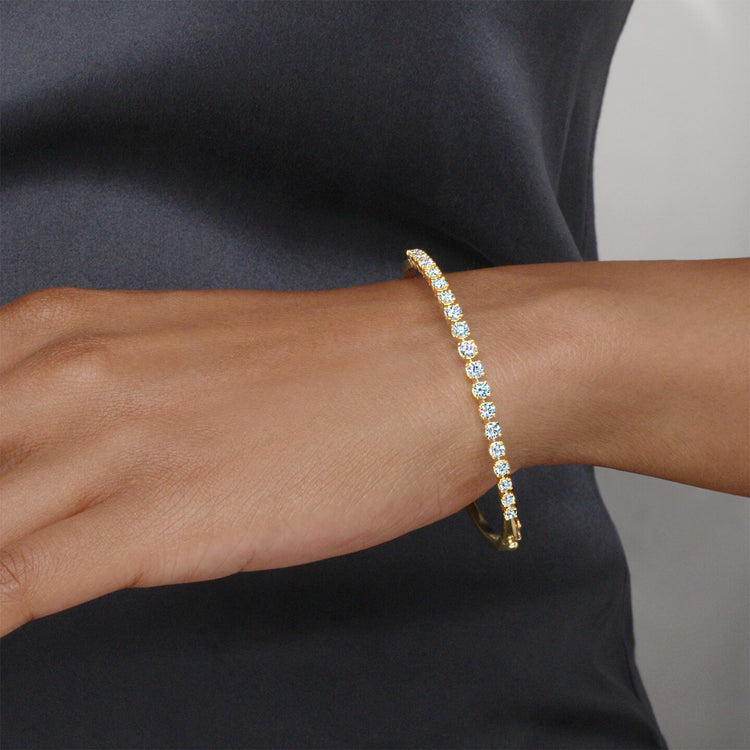 Starry Night Bracelet with Graduated Diamonds