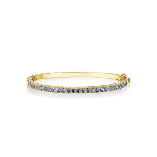 Blue Sapphire Bangle