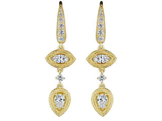 Diamond Drop Earrings