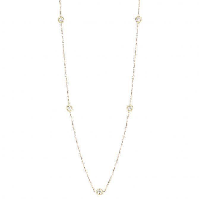 5-Station Diamond Necklace