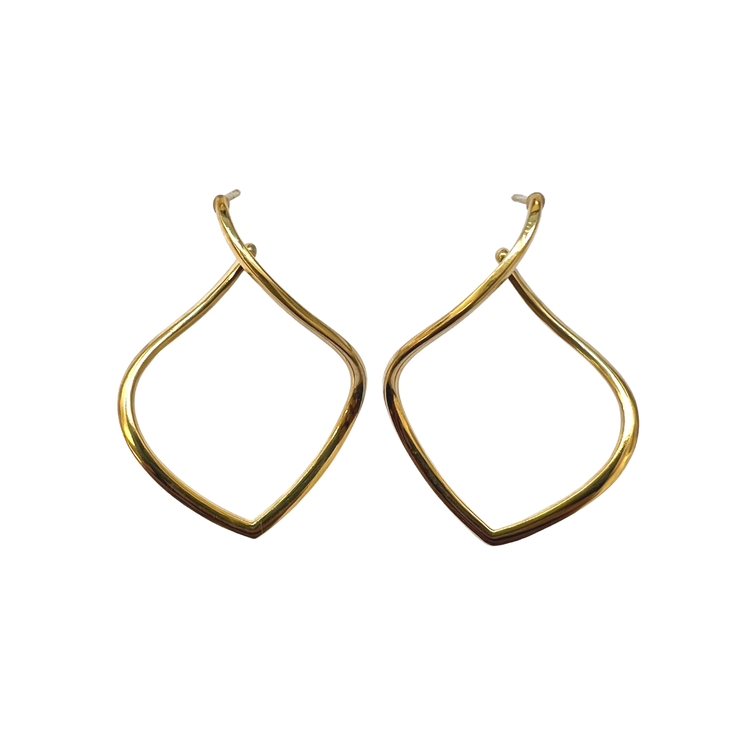 Large Willow Hoop Earrings