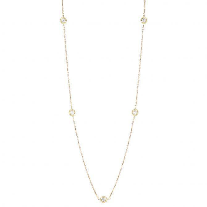 5-Station Diamond Necklace