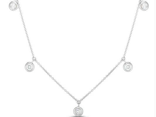 Diamonds by the Inch 5-Station Drop Necklace