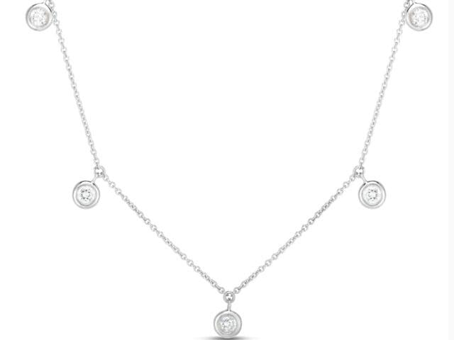 Diamonds by the Inch 5-Station Drop Necklace