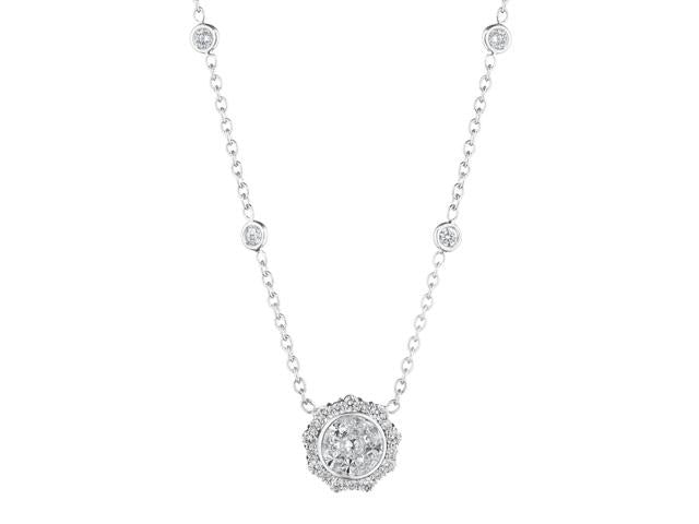 Diamond Illusion Set Pendant