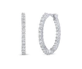 Diamond Extra Small Perfect Hoop Earrings