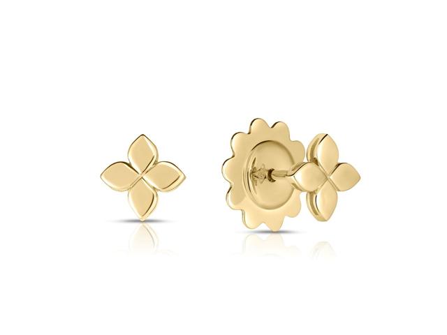 18KYG ROBERTO COIN LOVE IN VERONA STUDS