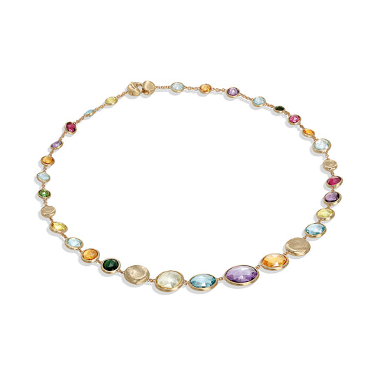 Graduated Mixed Gemstone Collar