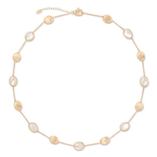 Siviglia Mother of Pearl & Gold Necklace