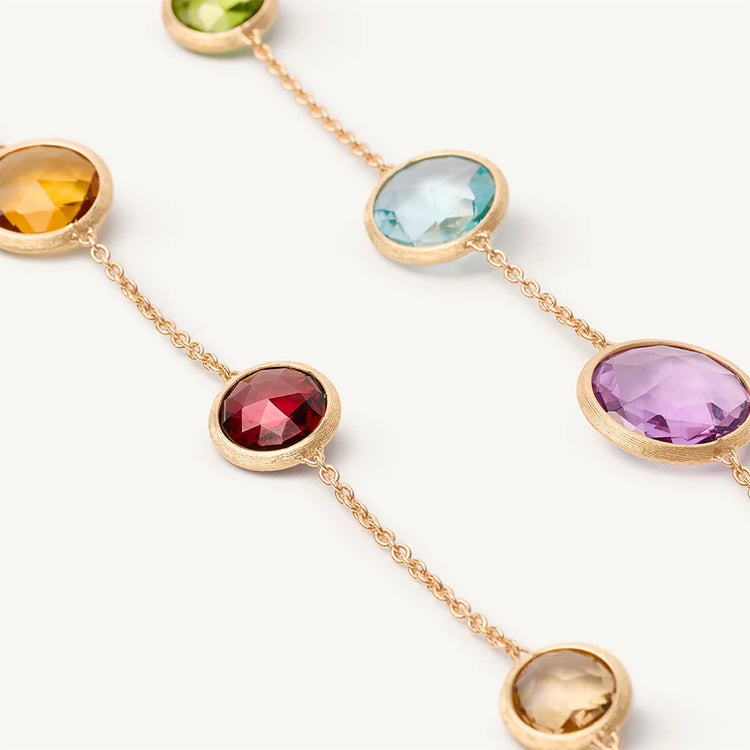 Jaipur Long Gemstone Necklace