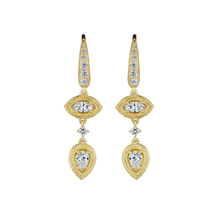 Diamond Drop Earrings