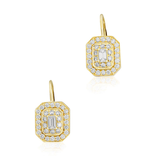 Diamond Classic Deco Earrings