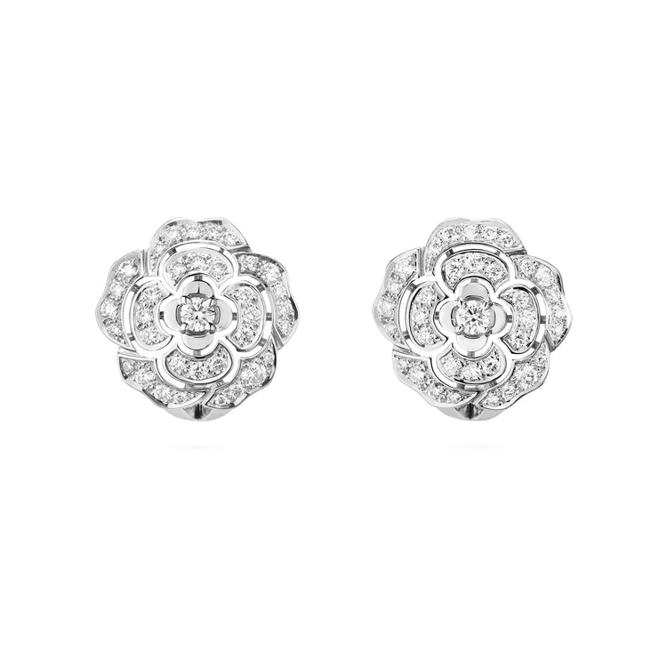 Bouton De Camélia Earrings