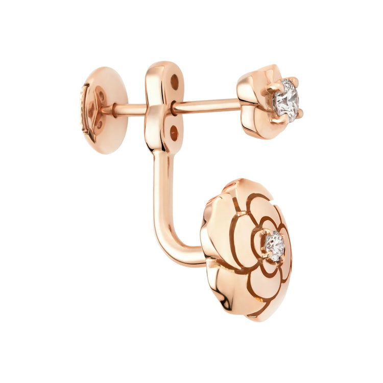 Extrait De Camélia Single Earring with Diamonds