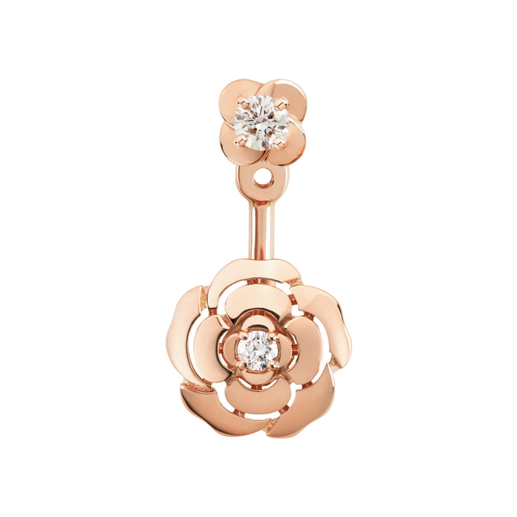 Extrait De Camélia Single Earring with Diamonds