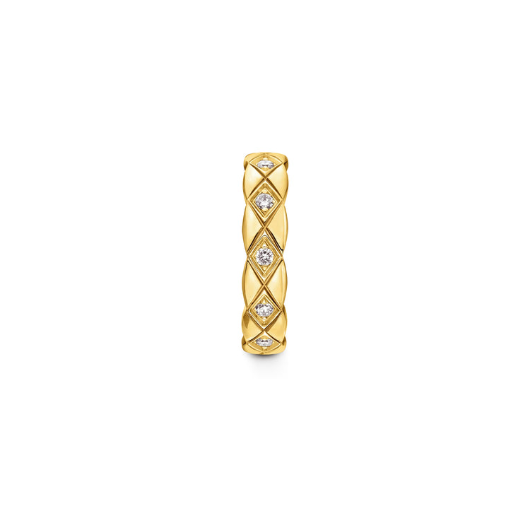 Coco Crush Single Earring with Diamonds