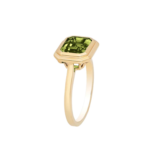 Manhattan Ring in Peridot