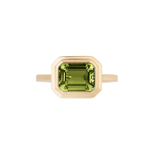 Manhattan Ring in Peridot