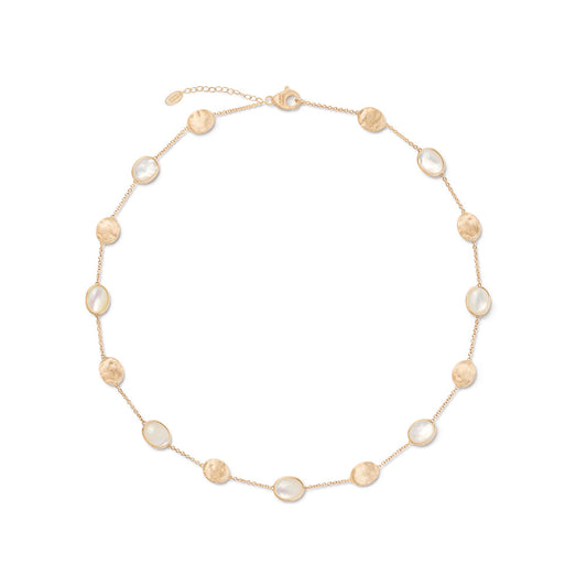 Siviglia Yellow Gold Mother of Pearl Necklace