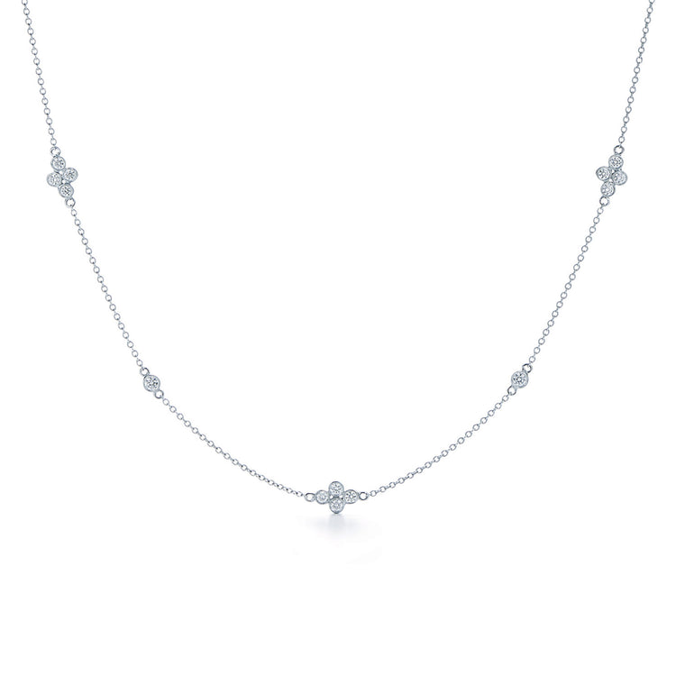 Diamond Strings Quads Necklace