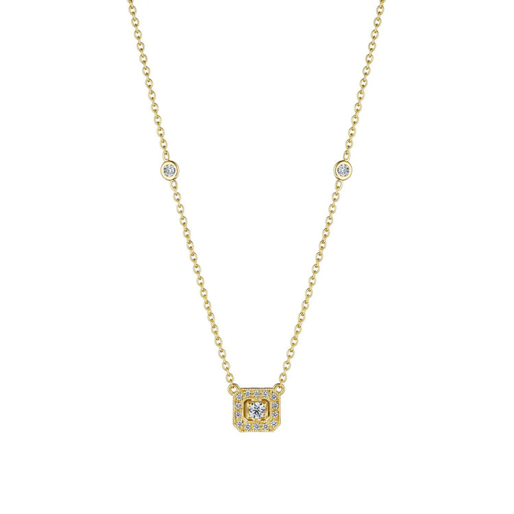 Art-Deco Diamond Necklace