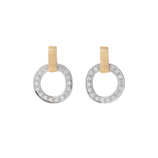 Jaipur Flat-Link Diamond Stud Earrings