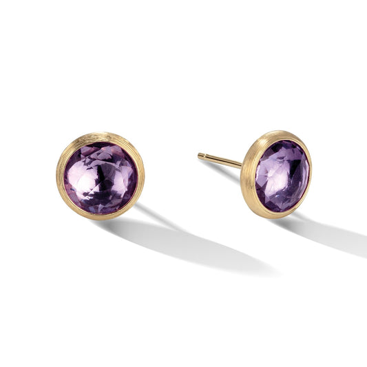 Jaipur Amethyst Stud Earrings