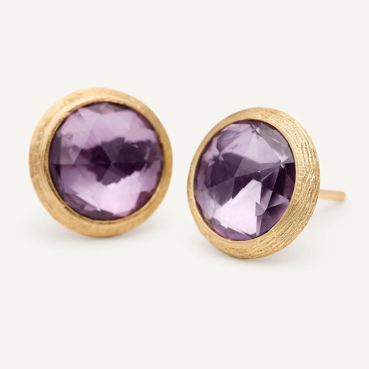 Jaipur Amethyst Stud Earrings