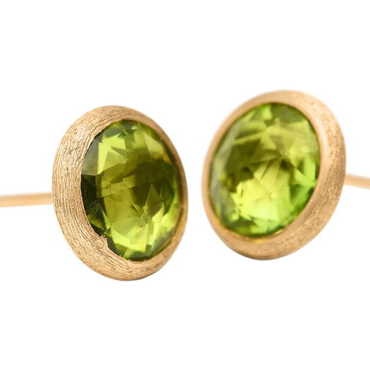 Peridot Stud Earrings