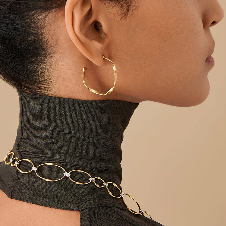 Marrakech Twisted Small Hoop Earrings